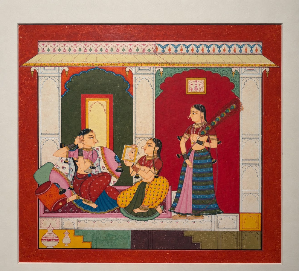 Recreation of Vilaval Ragini: Folio from a ragamala series (Garland of Musical Modes)