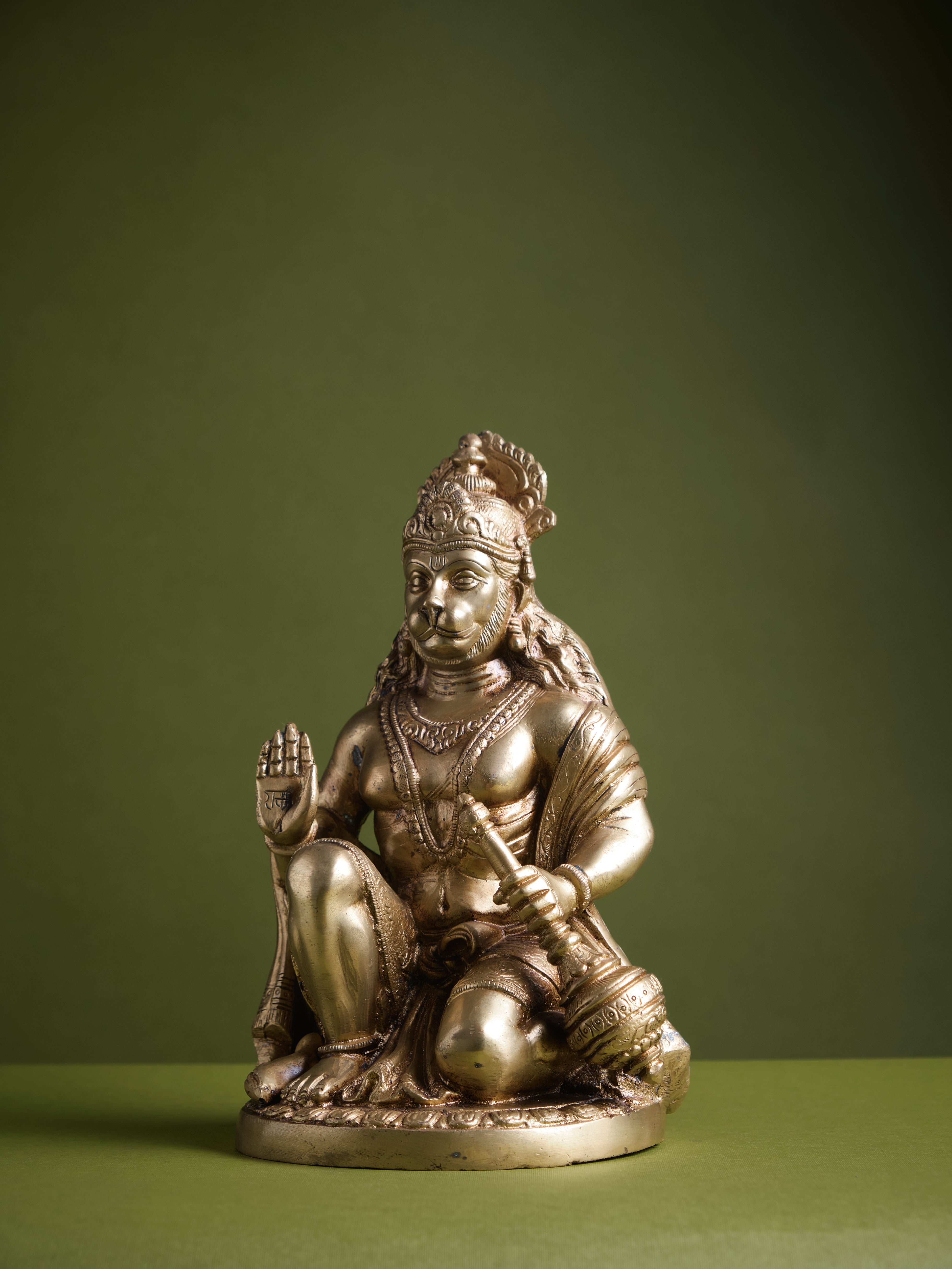 Seated Hanuman