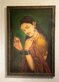 Lady with a fruit